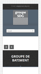 Mobile Screenshot of groupe-sdg.com